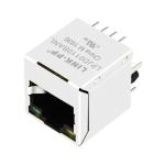 LPJD0110BANL Vertical RJ45 Female Jack With 10/100 Base-T Integrated Magnetics