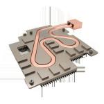 Clear Finishing Cold Plate Aluminum Heatsink