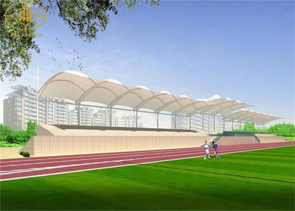 Athletic Field Tent Structure Architecture Fashionable Tensile Structure