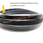 High Carbon SK4 Bandsaw Blades for Wood Working (Black Hardened) Size:1638mmx12