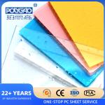 PC Hollow Sheet 2 Faces UV Coated Circular Edge Amber Clear Roofing Sheet 8mm