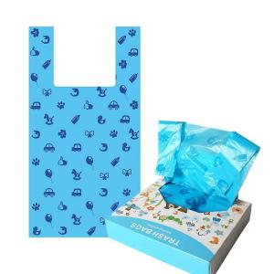 Wholesale Eco Friendly Biodegradable Nappy Disposal Bags Easy Tie Handles from china suppliers