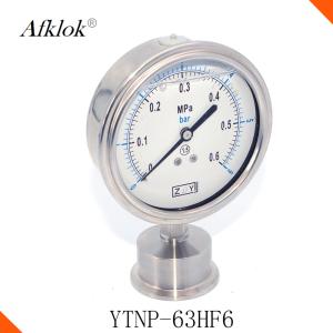 Wholesale 63mm Gas Pressure Test Gauge Oil Filled BXGN With Diaphragm Vibration - Proof from china suppliers