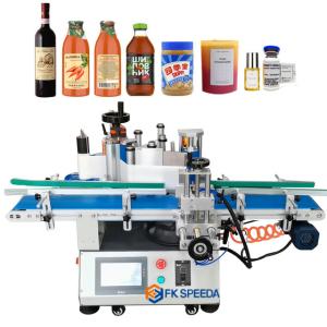 Wholesale Electric Driven Automatic Round Bottle Labeling Machine for Glass and Plastic Bottles from china suppliers