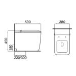 Revolutionize Your Bathroom with Our Modern Smart Toilet Advanced Technology And