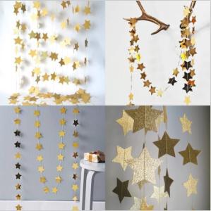 Wholesale Five-Pointed Star Pull Flower Star Hanging Ornaments Decoration from china suppliers
