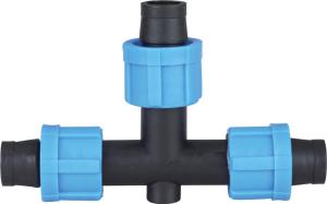 Wholesale Tee Drip Tape Fittings Irrigation Pipe Fittings Smooth Internal Surface from china suppliers