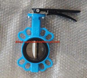 Wholesale ductile iron DIN butterfly valve with pin from china suppliers