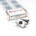 APKT1135 APGT1604 Polished / DLC Tungsten Carbide Insert For Aluminum