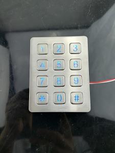 China Panel mounted digital keypad for telephone entry system on sale