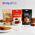 Smell Proof Zipper Mylar Bags Custom 100mg 250g 500g Chips Snack Food Edible