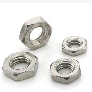 Wholesale Hex Head Nuts DIN 439 - 1987 Alloy 625 Chamfered Hexagon Thin Nuts from china suppliers