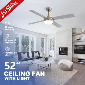 Wholesale Convenient Modern Ceiling Fan Light With 4 Mdf Blades Ac Motor for Hotels from china suppliers