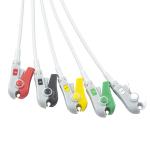 For Promed PM-12 Compatible ECG Cables And Leadwires 5 Lead IEC Grabber