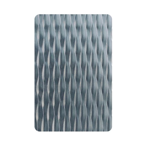 5WL 6WL Embossed Stainless Sheet Polished 410 430 201 Customized