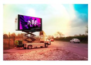 Wholesale P 10mm Rotating Truck Mobile LED Display Double Side Advertising / Full Color LED Display from china suppliers