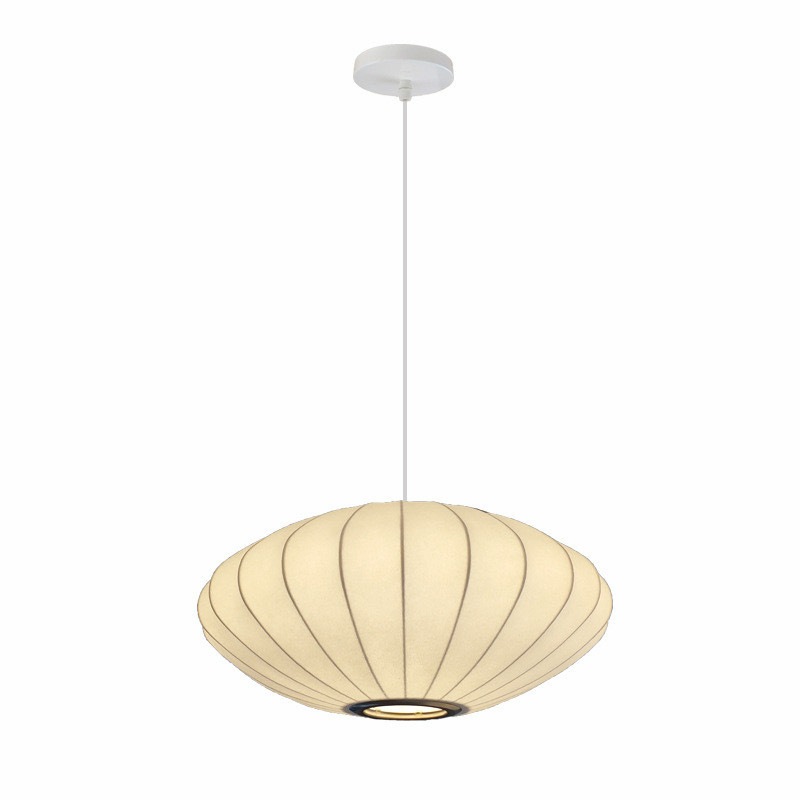 Modern Nordic Silk Pendant Bubble Lamp For Home Living Room Bedroom Decor Chic Nordic Style Chandelier