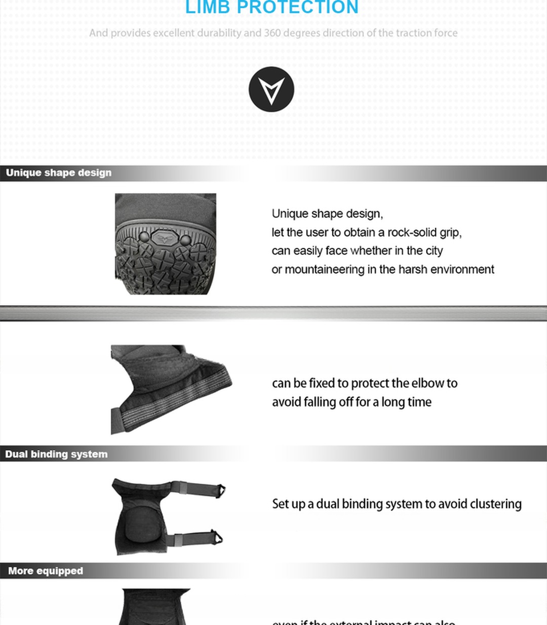 Hard Shell TPR Knee Elbow Pads for Design and Protection Function Basic Protection