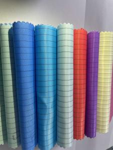 Wholesale Antistatic ESD 5mm/4mm Grid Strip Polyester Fabric 98% Polyester+2% Conductive Filament from china suppliers
