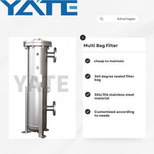 China Filtration System Bag Filter Vessel Stainless Steel Bag Housing Filter on sale