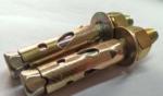 M6-M24 Metal Concrete Wedge Anchors , Hex Anchor Bolt Blue / White Zinc Plated
