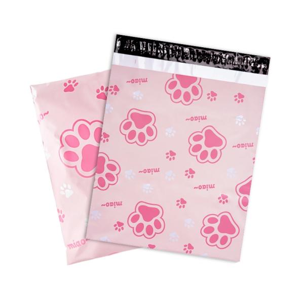 Customized Print Waterproof Self-Sealing Poly Plastic Mailing Bags for E-commerce Clothing Shoes Socks Fur Packaging
