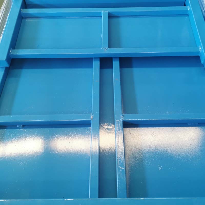 High Durability Industrial Warehouse Grid Storage Metal Pallet Box In Multiple Colors