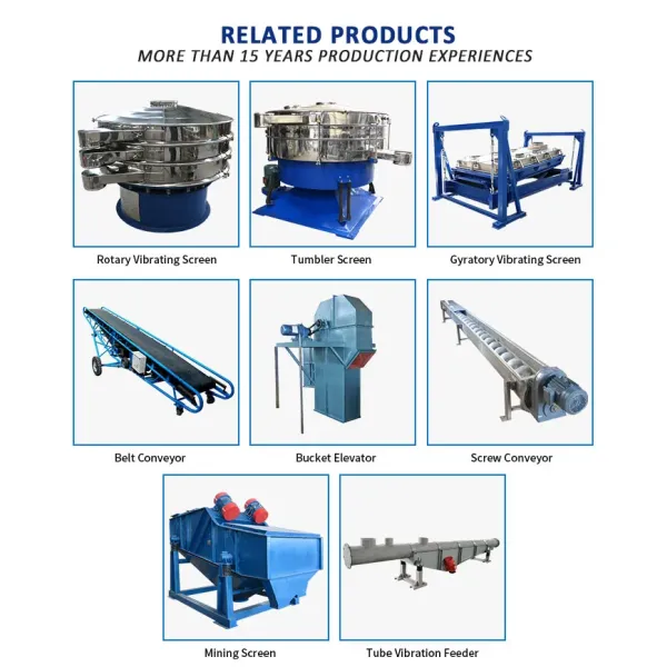 Container Linear Vibrating Screen Machine 0-200 Mesh Linear Vibrating Sieve