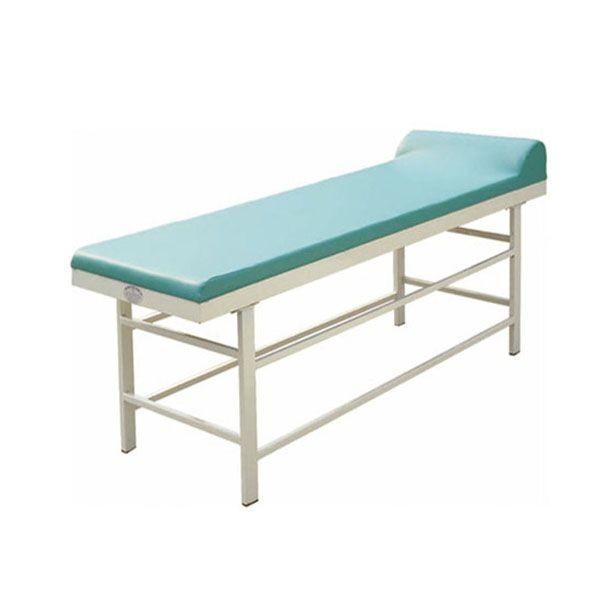 Green Color Medical Examination Couch With Pillow , Portable Medical Exam Table