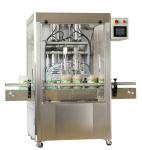 5.5KW PLC Piston Pump Filling Machine , 0.4Mpa Automatic Bottle Filling Machine