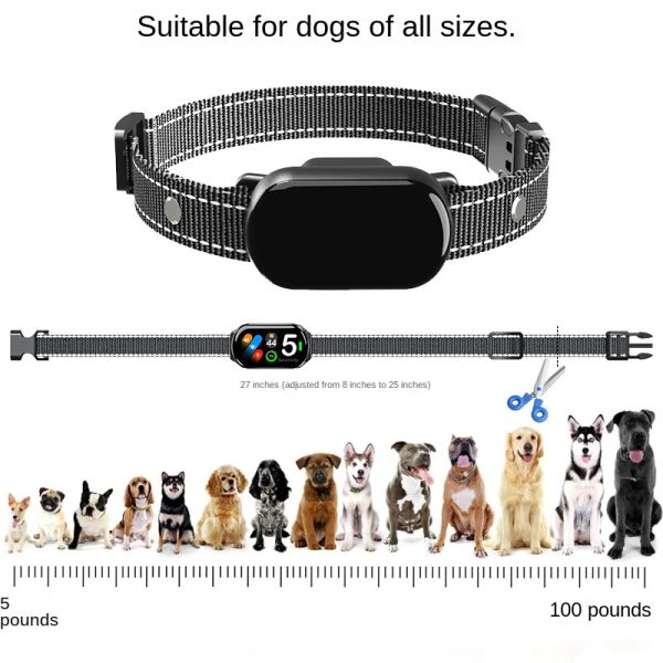 2025 New Generation 2.0 System Smart Color Screen Multifunctional Bark Stopper Ultrasonic Dog Collar Eco-friendly Plastic