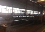 SGS BV Drop Side Semi Trailer 40000kg With Steel Floor And Checker Plate
