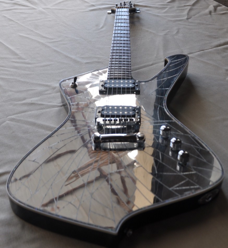 Custom Mirror cracks Paul Stanley PS Electric Guitar 6 strings China top quality musical instrum