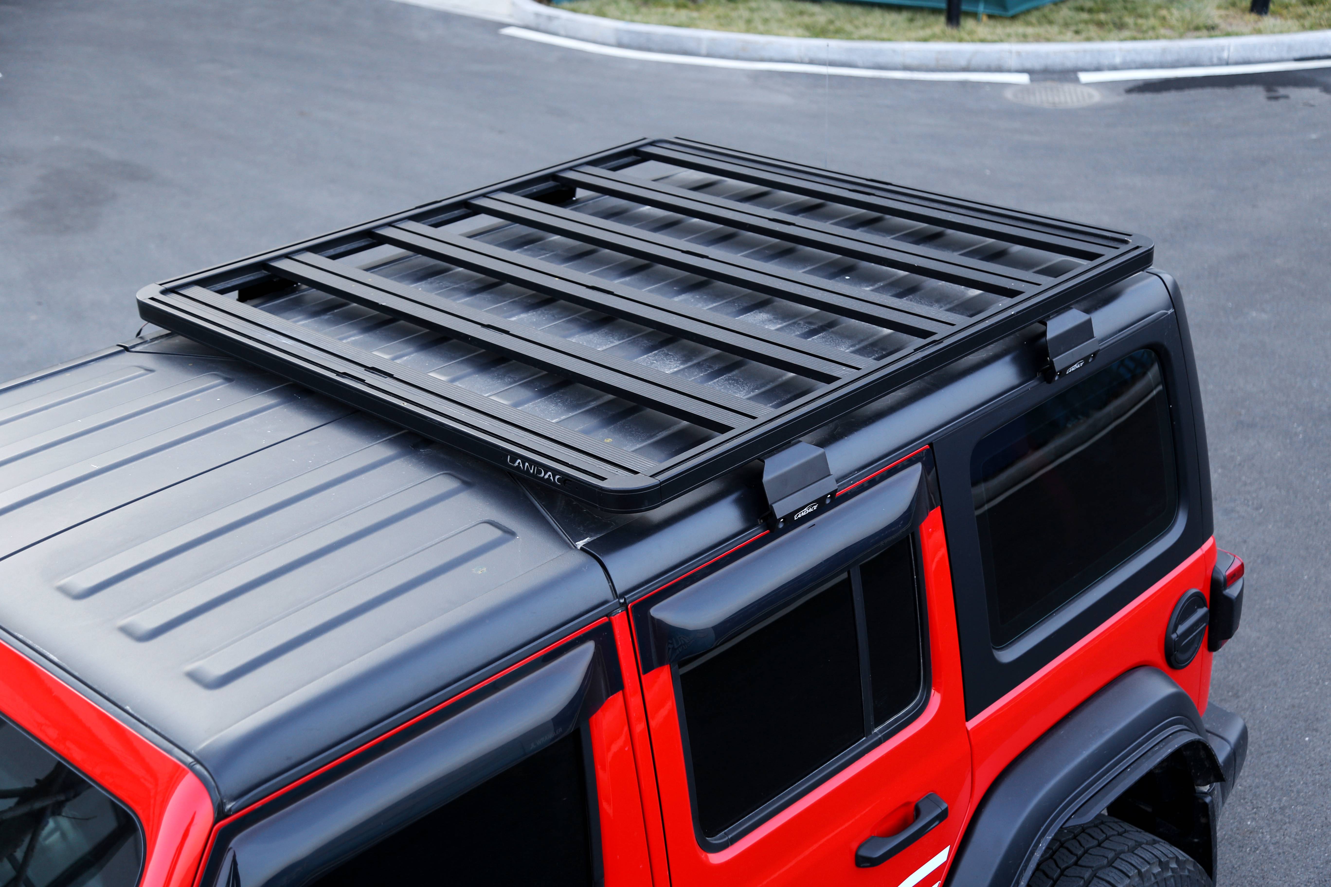 Black Aluminum Alloy Roof Rack for Jeep Wrangler JL The Must-Have Off-Road Accessory