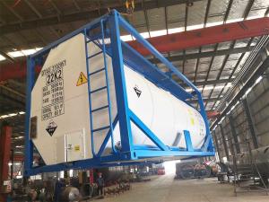 Wholesale Q235B ISO Liquid Tank Container IMDG Chemical T75 Cryogenic Tank from china suppliers
