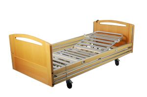 Wholesale Semi Automatic Home Care Beds , Mobile Full Electric Clinic Bed from china suppliers