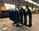High quality strength wear resistance material excavator rake bucket for mini