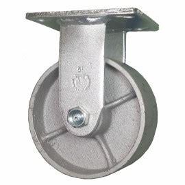 Grey Iron Casting Swivel Caster Wheels Heavy Duty / Semi Steel Cast Iron Caster