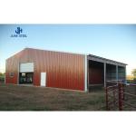 Sliding Door Prefabricated Goat Farm Shed with Design and Single Steel Sheet