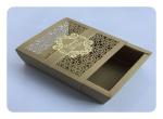 Square Lace Laser Cut Chocolate Paper Box For Wedding Invitation