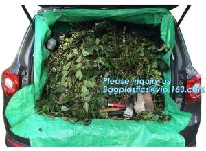 Wholesale customized waterproof green pe car protector,environmental firendly, car boot liner, reusable, durable,economical,sample from china suppliers