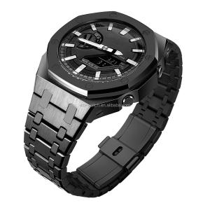 Wholesale Top Rated Luxury Stainless Steel Watch Case And Band For Casio Ga2100 OEM / ODM Offered from china suppliers