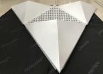 Perforated 3D Snap Clip in Ceiling System for Acoustic Sound Absorbing Wall