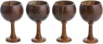 Coconut Bowl Cup Hawaiian Party Decorations Tableware Coconut Shell Wine Cup