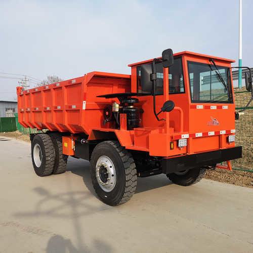 160hp mining tipper truck 12 tons mining dump truck 6 cubic meter bucket orange