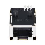 LPJK70409AONLV 100 Base-T Low Profile RJ45 Mag jack Tab Up Orange&Green/Yellow