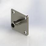 1mm RF Coaxial Connector Female W1 MmWave Straight 110 GHz Side Mount