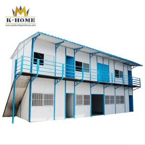 Wholesale Temporary Dormitories Insulated Panel House With Office Durable Steel Structure from china suppliers