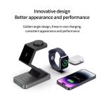 ABS Material Wireless Charger 3-in-1 Magnetic Charger With 15W Fast Charging