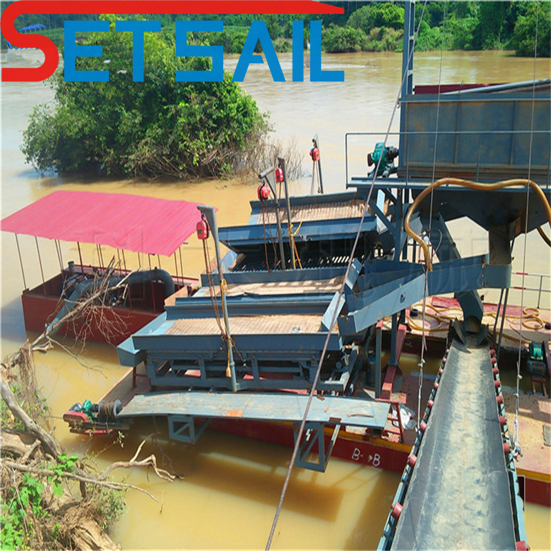 Electric Sets Power Chain Bucket Gold Dredger Mining Equipment